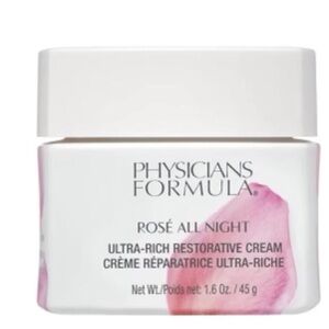 Physicians Formula Rose All Night Ultra-Rich Restorative Cream Moisturizer NEW